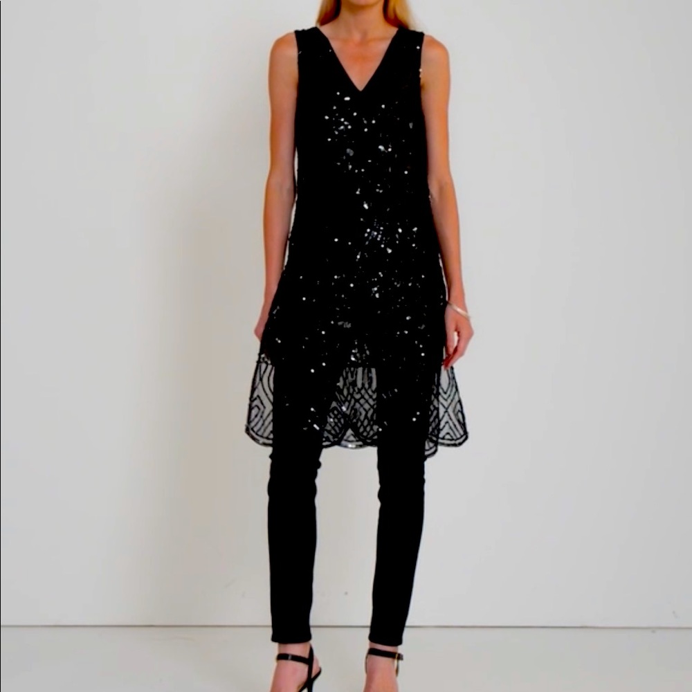 Ralph Lauren Sequin Sleeveless Top